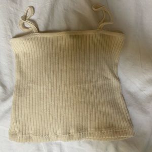 BRANDY MELVILLE CREAM TANK TOP